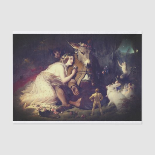 ミッドサマーナイトズドリームデコページティッシュペーパー 薄葉紙 (正面)