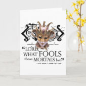 ミッドサマーナイトズドリーム引用文 カード (黄色い花)