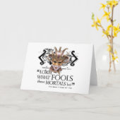 ミッドサマーナイトズドリーム引用文 カード (黄色い花)