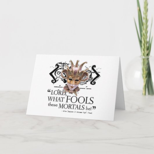 ミッドサマーナイトズドリーム引用文 カード (正面)