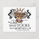 ミッドサマーナイトズドリーム引用文 ポストカード (正面)