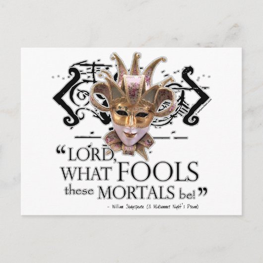 ミッドサマーナイトズドリーム引用文 ポストカード (正面)