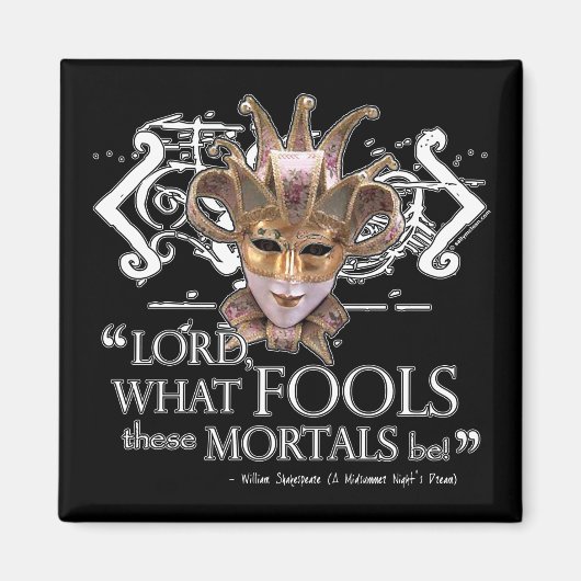 ミッドサマーナイトズドリーム引用文 マグネット (正面)