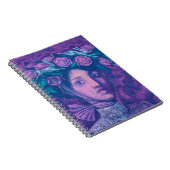 ミッドサマーハット、サマーファンタジーシュールポートレートアート ノートブック (右側)