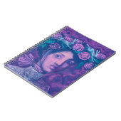 ミッドサマーハット、サマーファンタジーシュールポートレートアート ノートブック (左側)