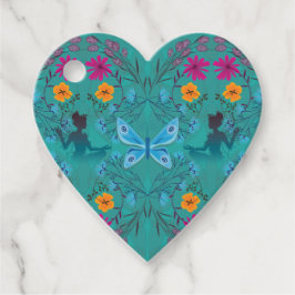 ミッドサマーフェアリーボタニカルメッセージカード フェイバータグ