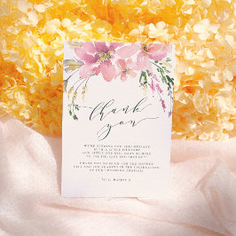 ミッドサマーフローラエレガントブーケ サンキューカード