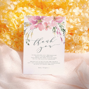 ミッドサマーフローラエレガントブーケ サンキューカード