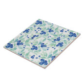 ミッドサマー素朴ブルーベリーベリーサマーパターン タイル (側面)