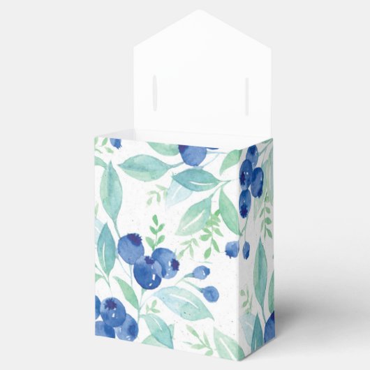 ミッドサマー素朴ブルーベリーベリーサマーパターン フェイバーボックス (オープン)