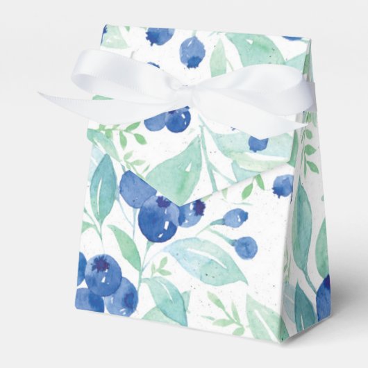 ミッドサマー素朴ブルーベリーベリーサマーパターン フェイバーボックス (正面サイド)