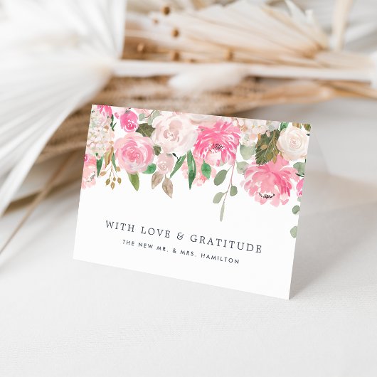 ミッドサマー フラワーパーソナライズド サンクス サンキューカード