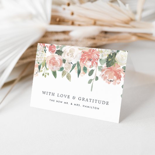 ミッドサマー フラワー カスタマイズ サンクスカード サンキューカード