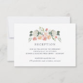 ミッドサマー フローラル レセプション 封筒カード 招待状 (正面)