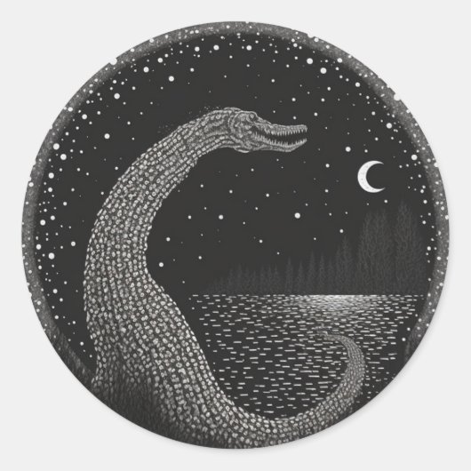 ミッドジャーニー・モンスターズ暗号シリーズ ラウンドシール (正面)