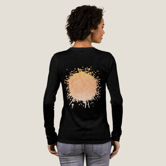 ミッドスカイウィスパー トライブレンドTシャツ (背面全体)