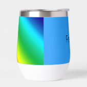 ミッドスペクトラムレインボー絞り染めカラーカスタム (左面)