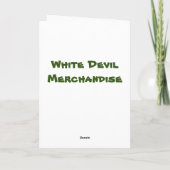 ミッドセンチュリーなクリスマス打ち上げ カード (裏面)