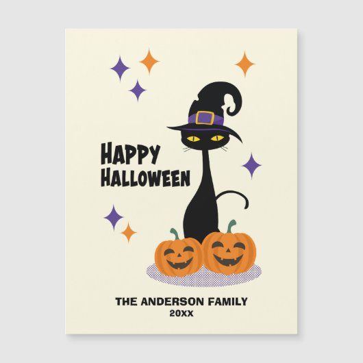 ミッドセンチュリーのアトミック・ハロウィーンキャット (正面)