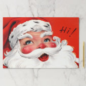 ミッドセンチュリーのサンタクロースのクローズアップ ペーパーパッド (インサイチュ)