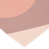 ミッドセンチュリーのロックレイヤー サルモンピンク テーブルクロス (アングル)