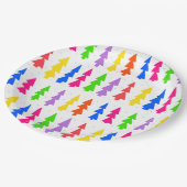 ミッドセンチュリーの数々のクリスマスツリー ペーパープレート (アングル)