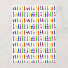 ミッドセンチュリーの数々のクリスマスツリー ポストカード