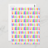 ミッドセンチュリーの数々のクリスマスツリー ポストカード (正面/裏面)