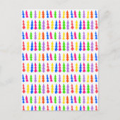 ミッドセンチュリーの数々のクリスマスツリー ポストカード (正面)