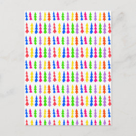 ミッドセンチュリーの数々のクリスマスツリー ポストカード