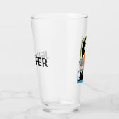 ミッドセンチュリーの黒猫 タンブラーグラス (右)