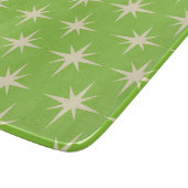 ミッドセンチュリーアトミックスターバストオンライムグリーン カッティングボード (角)