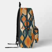 ミッドセンチュリーアトミックドロップズオークレーモダンレトロ設計 プリントバックパック (左)