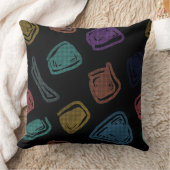 ミッドセンチュリーアトミック大きい石スネジー クッション (ブランケット)