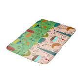 ミッドセンチュリーアトミック時代デザインバスマット3 バスマット (アングル)