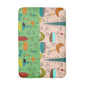 ミッドセンチュリーアトミック時代デザインバスマット3 バスマット (正面縦)