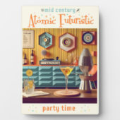 ミッドセンチュリーアトミック未来的パーティールーム フォトプラーク (正面)