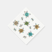 ミッドセンチュリーアトミック紙ナプキンス スタンダードカクテルナプキン (角)