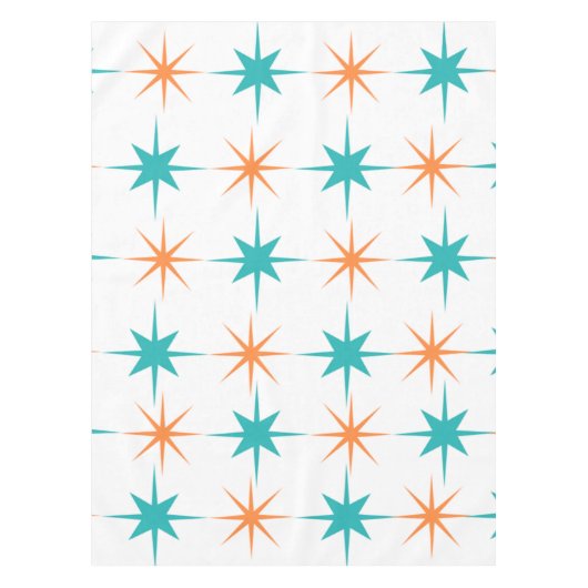 ミッドセンチュリーアーモダントスターバスト1.0デザイン テーブルクロス (正面)