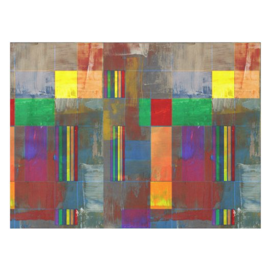 ミッドセンチュリーアーモダントレインボープライドグラフフィティ2.0 テーブルクロス (正面(横))