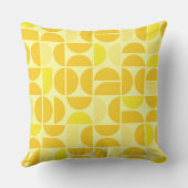 ミッドセンチュリーイエロータイル クッション (裏面)