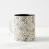 ミッドセンチュリーインスパイアコー芸術的ヒマグ ツートーンマグカップ (正面左)