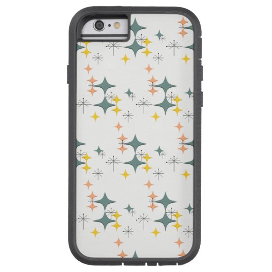 ミッドセンチュリーイーモダンムズ原子スターバストカスタム Case-Mate iPhoneケース (裏面)