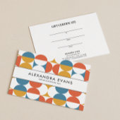 ミッドセンチュリーオレンジブルーイエロービジネス