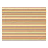 ミッドセンチュリーオーニングストライプ – 地球ニュートラル テーブルクロス (正面(横))