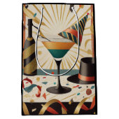 ミッドセンチュリーカクテルアワー – New Yeve ミディアムペーパーバッグ (正面)