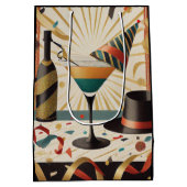 ミッドセンチュリーカクテルアワー – New Yeve ミディアムペーパーバッグ (裏面)