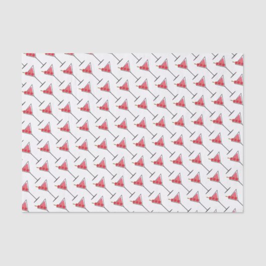 ミッドセンチュリーカクテルティッシュペーパー 薄葉紙 (正面)