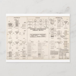 ミッドセンチュリーカクテル建築表 ポストカード