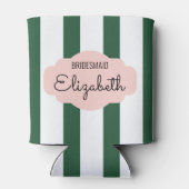 ミッドセンチュリーカバナストライプバチェロレッテ/ブライドメイド 缶クーラー (裏面)
